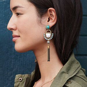 Stella & Dot Totem Tassel Earrings - VERSATILE!